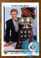 1990-91 Upper Deck - #205 Art Ross Trophy - Wayne Gretzky - Los Angeles Kings
